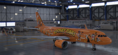 A320 Neo Lonny Tunes Livery "That's all Folks"