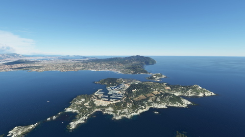 Le port du Brusc et iles des Embiez