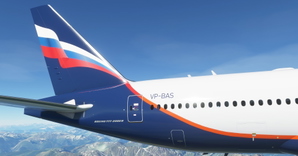 Aeroflot "METAL, GREY and LIGHT GREY" CaptainSim 777-200ER thumbnail 6