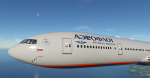 Aeroflot "METAL, GREY and LIGHT GREY" CaptainSim 777-300ER  thumbnail 7