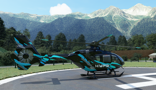 HPG Airbus H135 Neon Blue