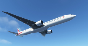 American Airlines "2013 livery" CaptainSim 777-300ER 8K thumbnail 7