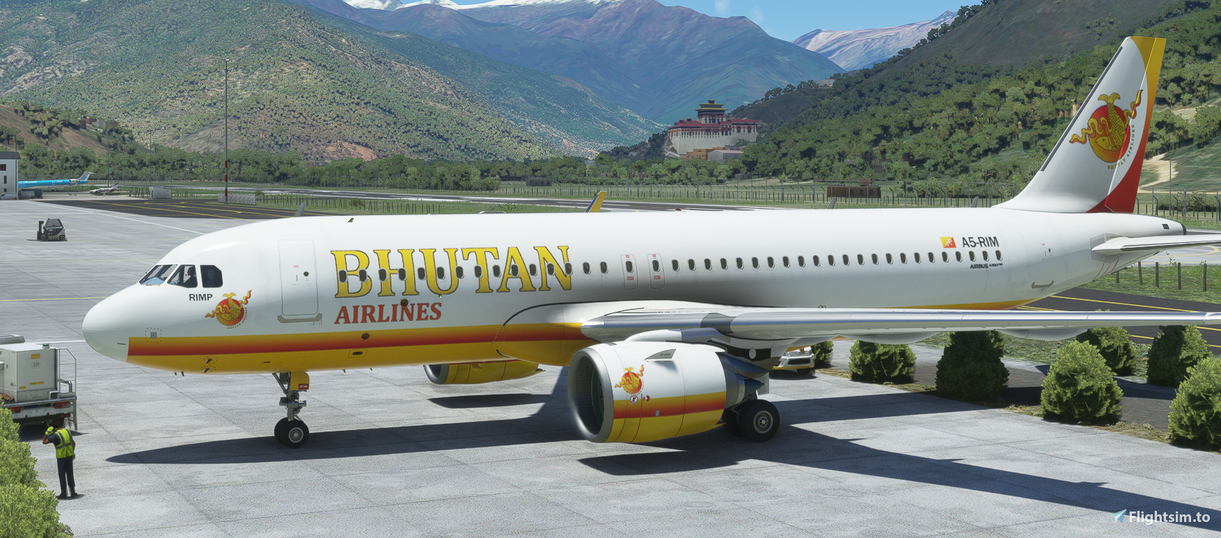 [A32NX] Bhutan Airlines [8K Fictional] - Image 1