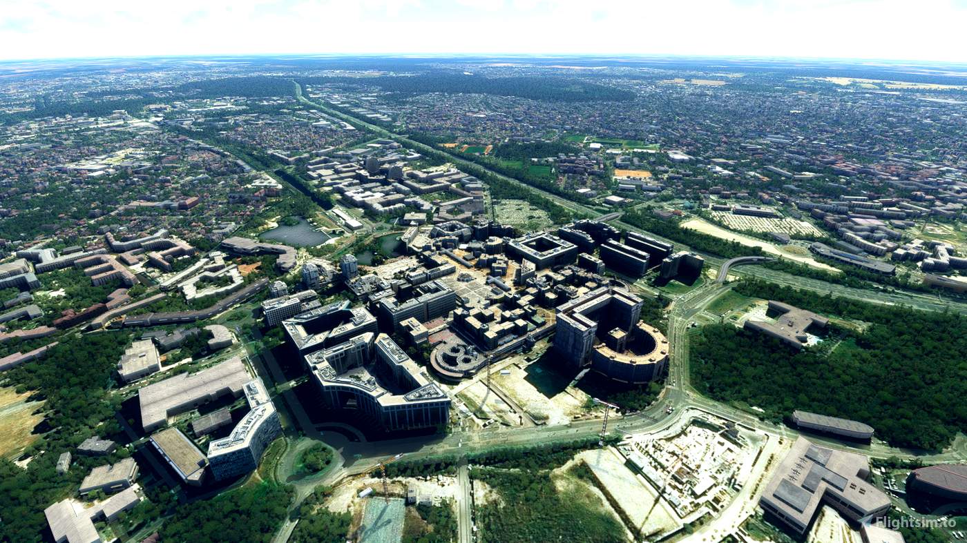 Flightsim To Noisy Le Grand Espaces D Abraxas And Other Landmarks By Mv46 Flightsim To Noisy Le Grand Espaces D Abraxas And Other Landmarks By Mv46