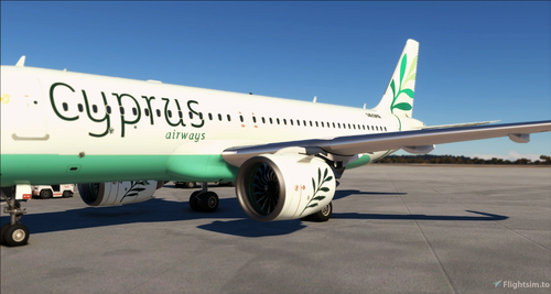 [A32NX] Flybywire 8K resolution Cyprus Airways