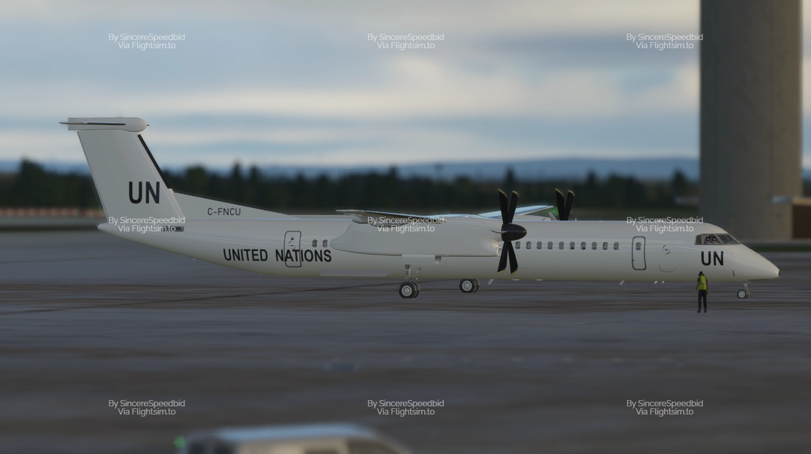 United Nations | Dash8 Q400 [Fictional] [Archived] - Image 1