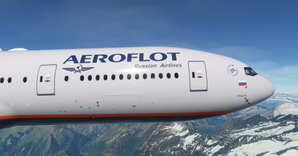 Aeroflot "METAL, GREY and LIGHT GREY" CaptainSim 777-200ER thumbnail 8