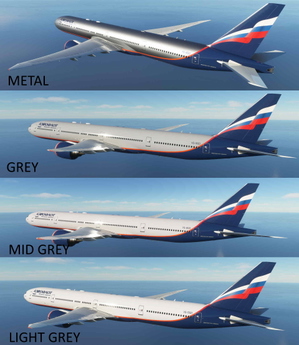 Aeroflot "METAL, GREY and LIGHT GREY" CaptainSim 777-300ER  thumbnail 2