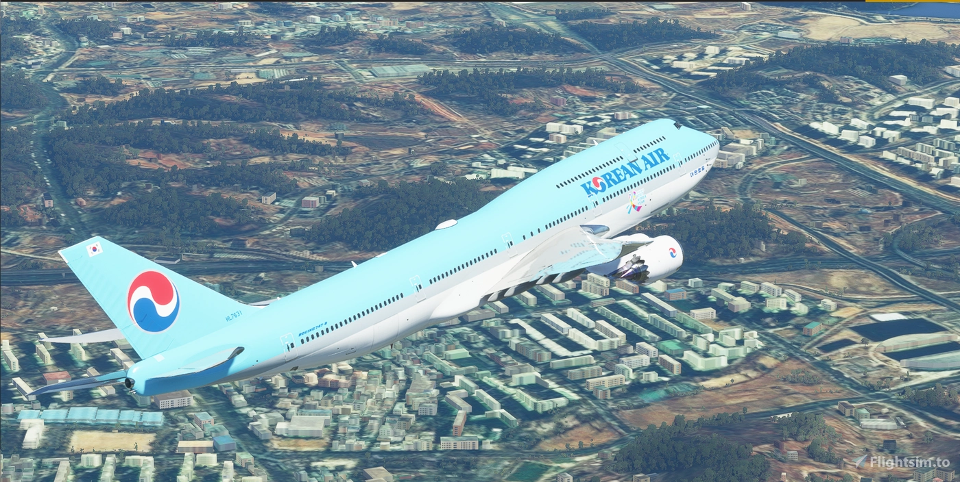 Korean Air 747-8i | HL7631 (Visit Korea Year Livery) | Vector Decals ...