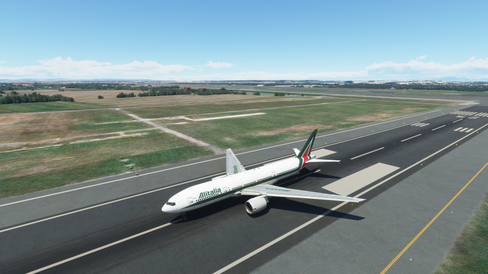 航空機・ヘリコプター Alitalia BOEING777-200 Alitalia Skyteam Boeing 777-200 for FSX