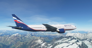Aeroflot "METAL, GREY and LIGHT GREY" CaptainSim 777-200ER thumbnail 7