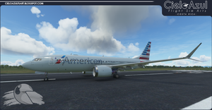 American Airlines | N324RA | Bredok3D 737M8 (7.5K) thumbnail 1