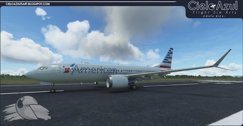 American Airlines | N324RA | Bredok3D 737M8 (7.5K)