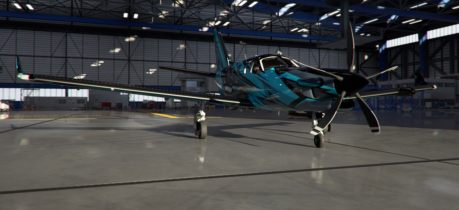 DAHER TBM 930 Blue 8K - Image 1