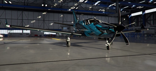 DAHER TBM 930 Blue 8K