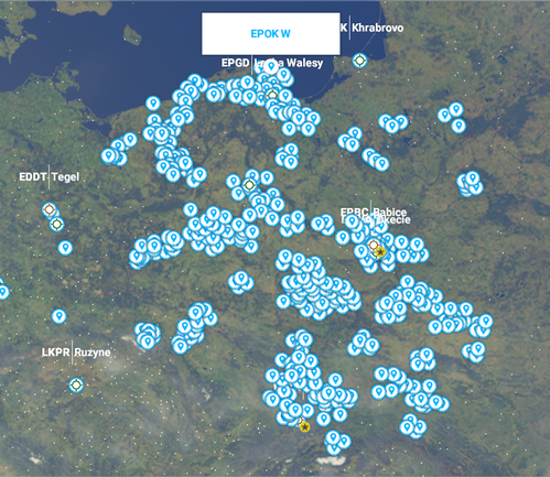 VFR Reporting Points Poland