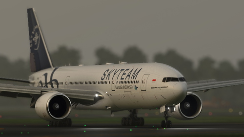Captainsim B777-200ER Garuda Indonesia SkyTeam Livery