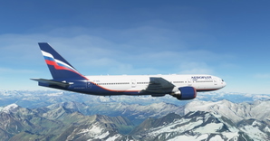 Aeroflot "METAL, GREY and LIGHT GREY" CaptainSim 777-200ER thumbnail 3