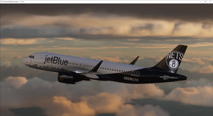 [A32NX] (8K) Airbus A320 Jet Blue BK Blue Livery thumbnail 1