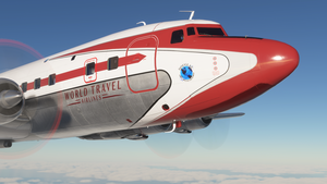 PMDG DC-6 World Travel Airlines FS2004 thumbnail 15