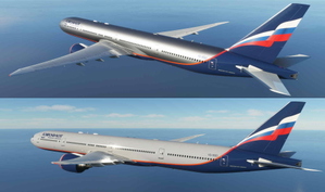 Aeroflot "METAL, GREY and LIGHT GREY" CaptainSim 777-300ER  thumbnail 1