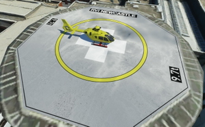 Royal Victoria Infirmary with Helipad | Newcastle-Upon-Tyne, UK thumbnail 1