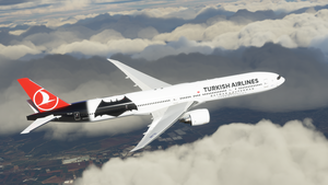 Turkish Airlines BATMAN v SUPERMAN For Captainsim B777-300ER TC-JJN thumbnail 2