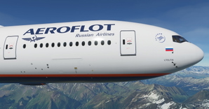 Aeroflot "METAL, GREY and LIGHT GREY" CaptainSim 777-200ER thumbnail 5