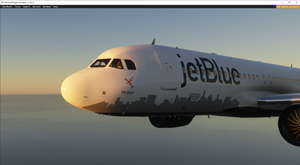 [A32NX] (8K) Airbus A320 Jet Blue BK Blue Livery thumbnail 3