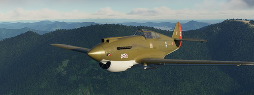 P-40B Tomahawk BigRadials ZK-KNP Kenepuru