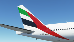 Captainsim B777-300ER Emirates Expo Blue thumbnail 3