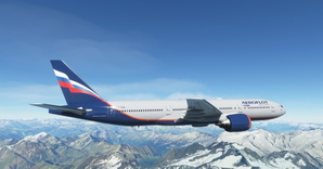 Aeroflot "METAL, GREY and LIGHT GREY" CaptainSim 777-200ER thumbnail 9