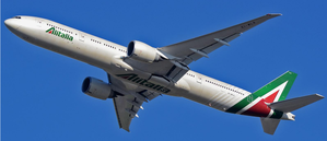 Boeing 777-200 Alitalia EI-WLA 'Roma' thumbnail 4