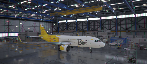 [A32NX][8K] FBW Airbus A320neo Bees Airline (UBE)