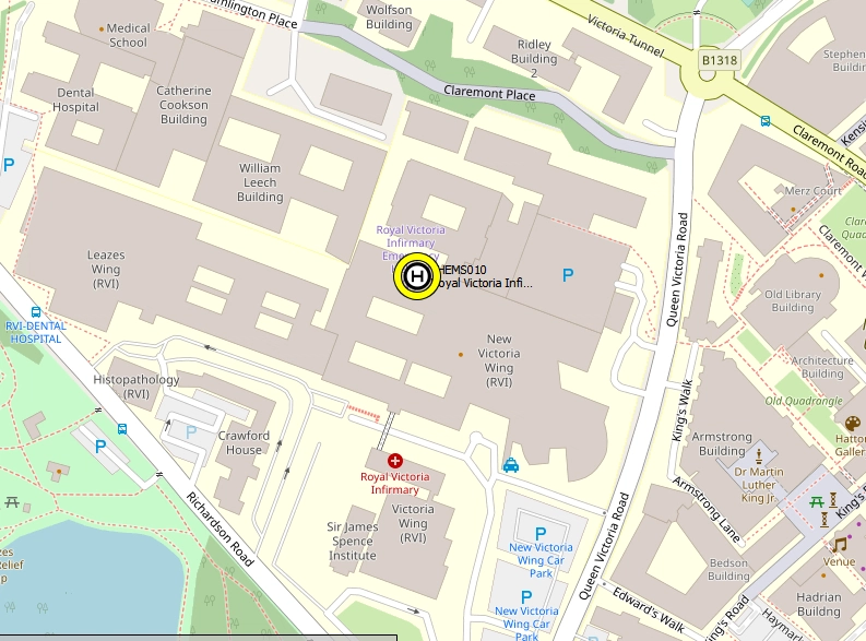 UK Major Trauma Centre (Hospitals) Helicopter Landing Pads POI for Little Navmap - Image 1
