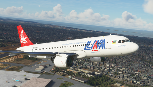 A320Neo (Asobo) LAM Mozambique Airlines [8K Fictional]