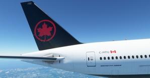 Air Canada "2017 livery" CaptainSim 777-300ER thumbnail 9