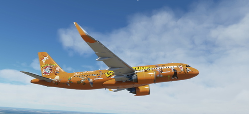 Airbus A320 Loony Tunes Livery