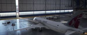 [A32NX] [FBW] Qatar Airways One World [10K] (A7-AHL) With Custom Coffee Cup Ultra Detail thumbnail 4