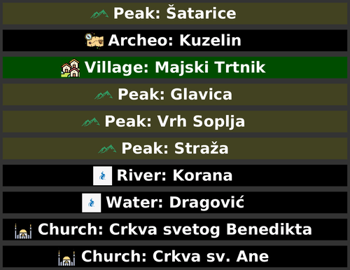 POI Billboards of Croatia