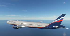 Aeroflot "METAL, GREY and LIGHT GREY" CaptainSim 777-300ER  thumbnail 6
