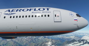 Aeroflot "METAL, GREY and LIGHT GREY" CaptainSim 777-200ER thumbnail 10