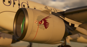 [A32NX] [4K] Qatar Airways Oneworld (Dirty)  thumbnail 3