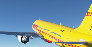 [A32NX] Airbus A320neo - DHL (Clean & Dirty) thumbnail 4