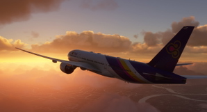 Boeing 777-300ER Thai Airways [4K/8K] (With Interior) thumbnail 9