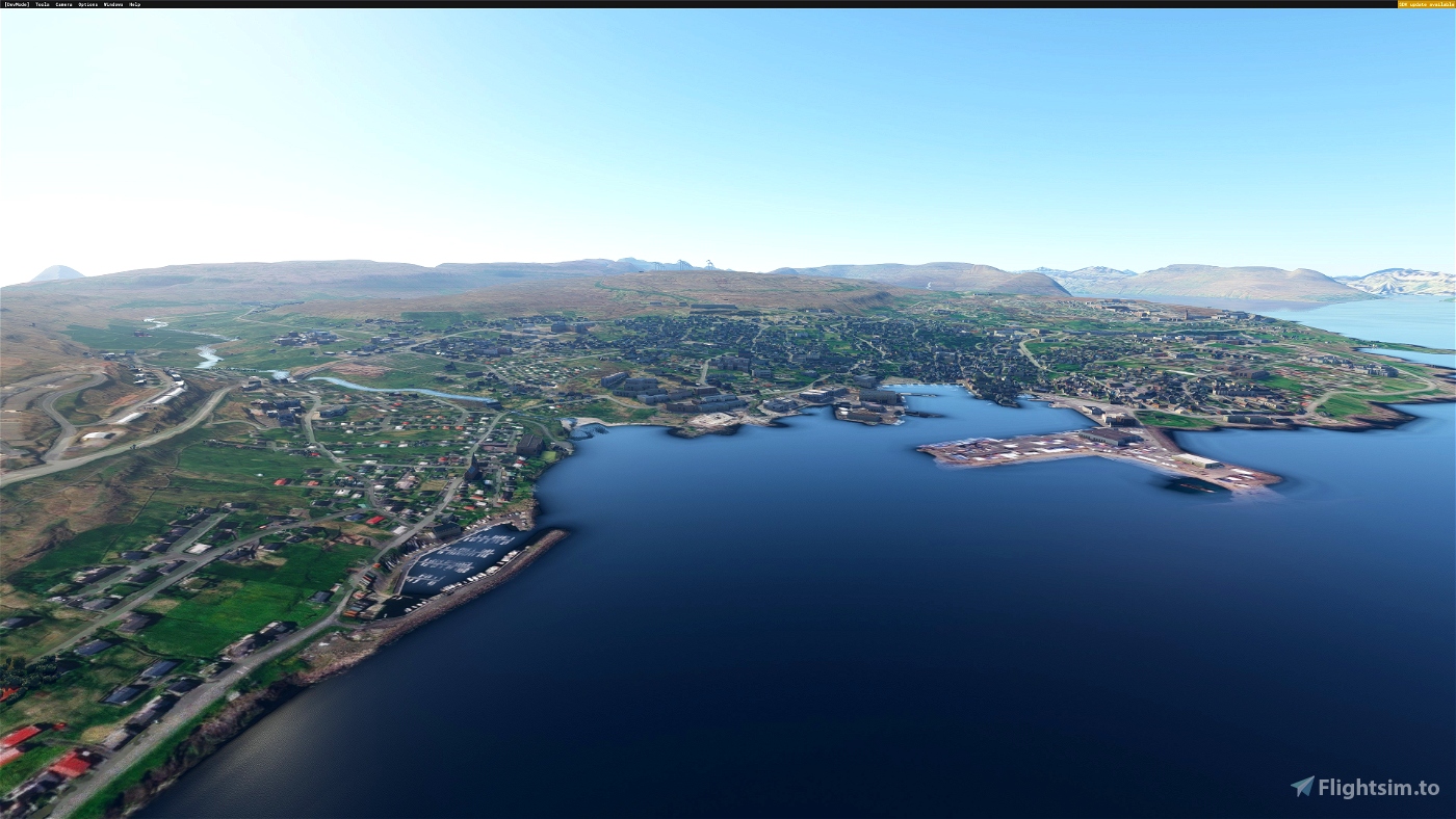 Iskort.is - Faroe Island - 10m DEM Microsoft Flight Simulator