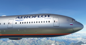 Aeroflot "METAL, GREY and LIGHT GREY" CaptainSim 777-200ER thumbnail 12