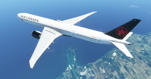 Air Canada "2017 livery" CaptainSim 777-300ER thumbnail 8