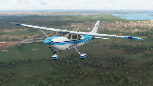 Carenado Cessna CT182T Skylan AZUL CLASSICO (8K)