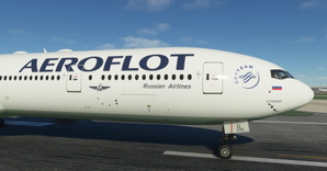 Aeroflot "2019 brand image" (based on A350) CaptainSim 777-300ER thumbnail 3